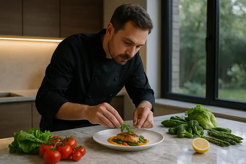 Quietly Dramatic Kitchens for Personal Chefs
